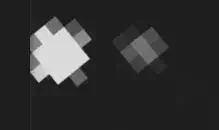 Simulation of a possible interferometry result using a 1.0-meter telescope before attempting it